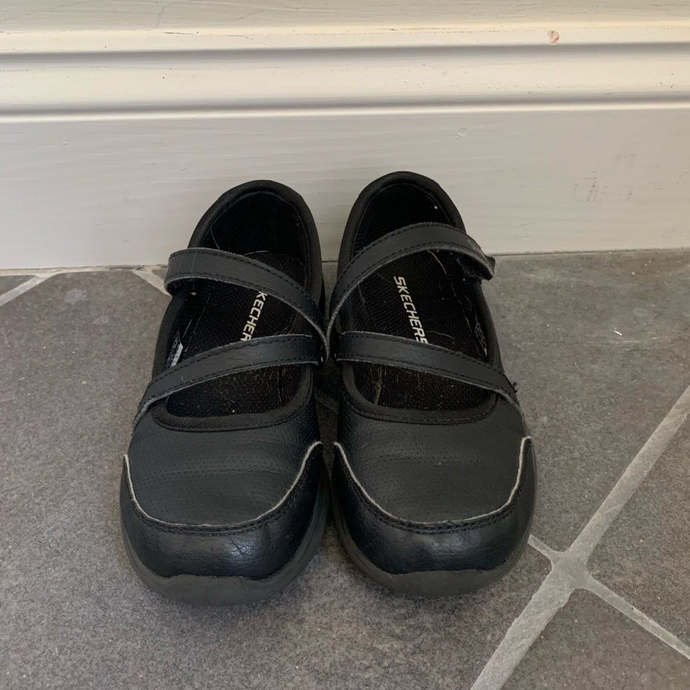 Girl’s Black Uniform Shoes